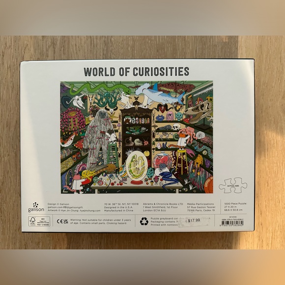 World of Curiosities 1000pc Puzzle - Picture 2 of 3